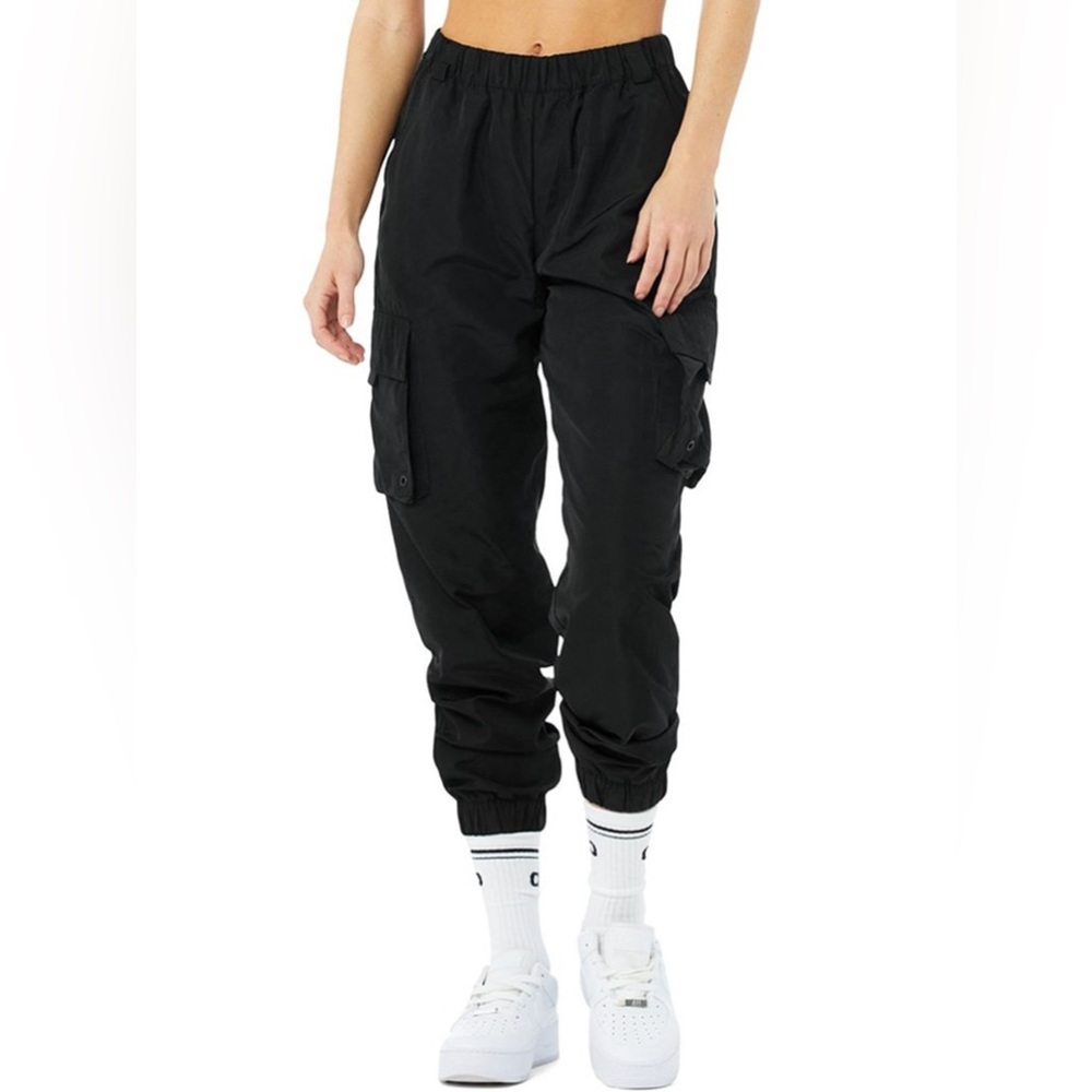 ALO Yoga Black Cargo Jogger Pants
